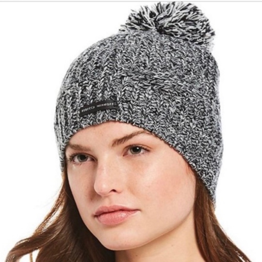 Rebecca Minkoff Grey Knit Beanie